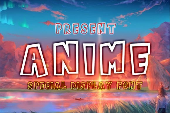 Anime: A Playful Display Font for Joyful Design