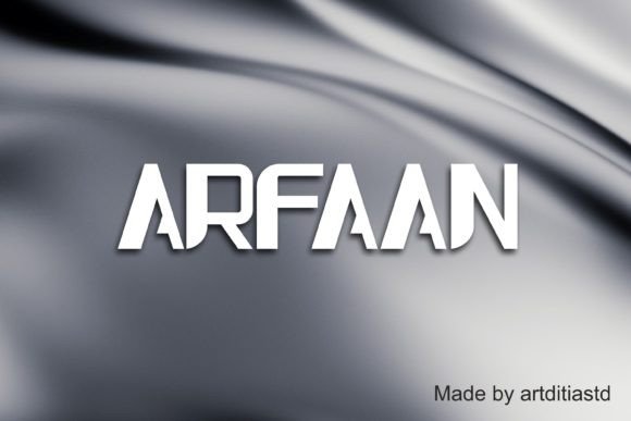 Arfaan Font: A Friendly All-Caps Display Typeface for Small Business Branding
