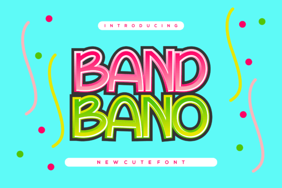 Bandbano Font: A Cute & Friendly Display Typeface for Warm Brand Identities