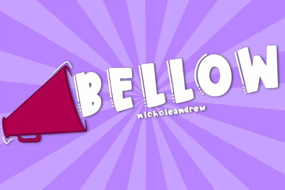 Bellow: A Loud and Blocky Handwritten Display Font for Campaign Impact