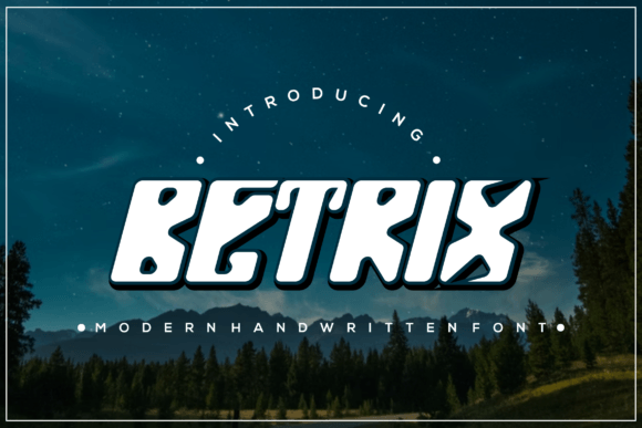 Betrix Display Font for Elegant Handmade Brands