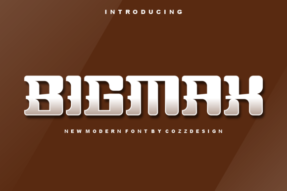 Bigmax: A Fun and Modern Display Font for Playful Branding