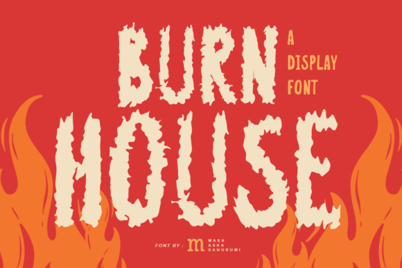 Burn House Display Font for Spooky, Scroll-Stopping Design