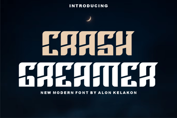 Crash Greamer: A Modern Techno Display Font for Creative Publishing