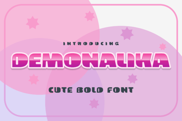 Demonalika: A Fun and Cute Display Font for Campaign Creatives