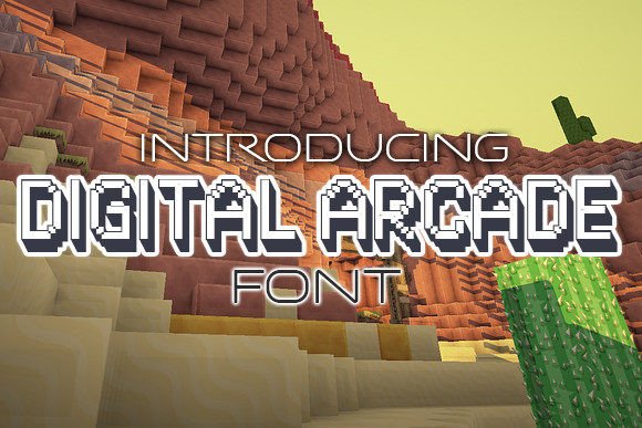 Digital Arcade: A 3D Display Typeface for Bold Digital Branding