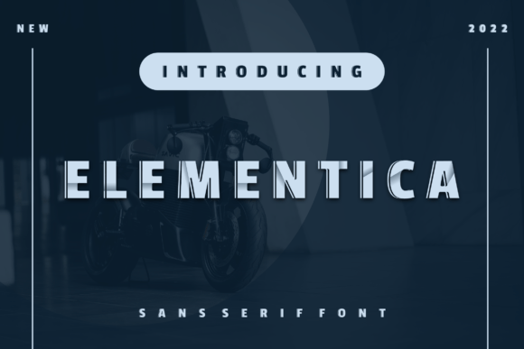 Elementica: A Cool Modern Display Font for Designers