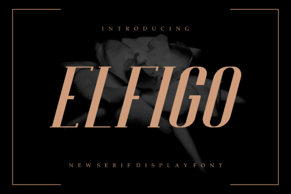 Elfigo: A Cool Modern Display Font for Campaign Design
