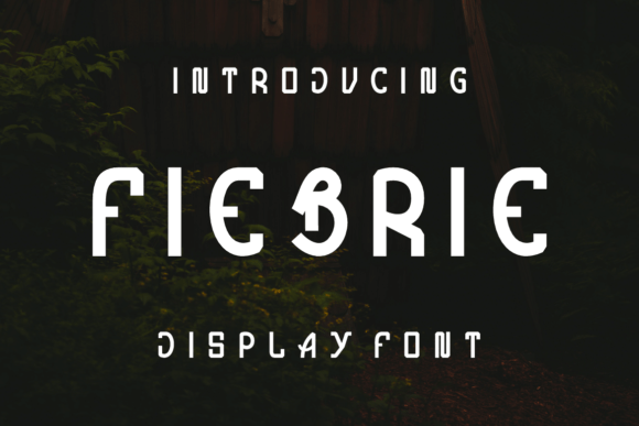 Fiebrie Display Font for Bold Brand Identity