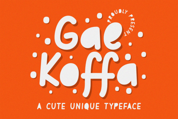 Gae Koffa Display Font for Standout Campaign Graphics