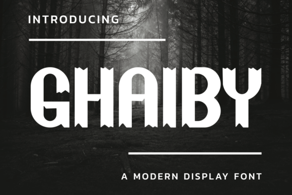 Ghaiby: A Modern Quirky Display Font for Editorial Joy