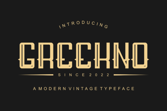 Greekno Display Font for Bold, Modern Campaigns