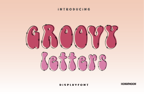Groovy Letters: A Playful Display Font for Joyful Editorial Design