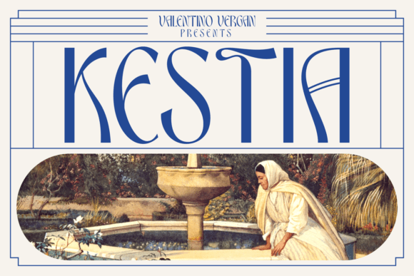 Kestia: A Modern Elegant Display Typeface for Digital Branding