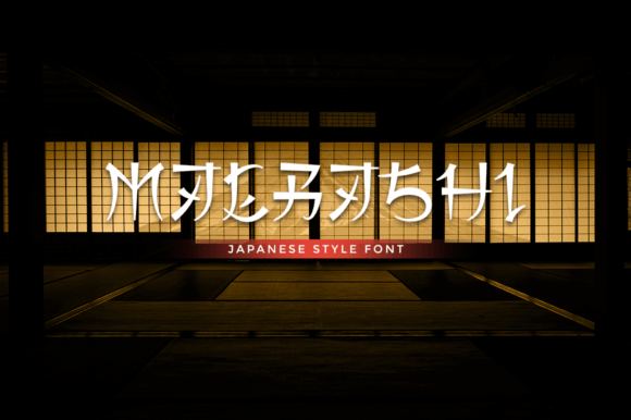 Maebashi: A Striking Japanese-Inspired Display Font