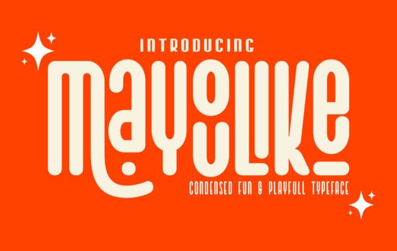 Mayoulike Font: Playful Display Fonts for Joyful Handmade Designs