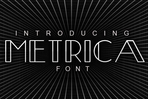 Metrica: A Retro-Style Display Font for Editorial Charm