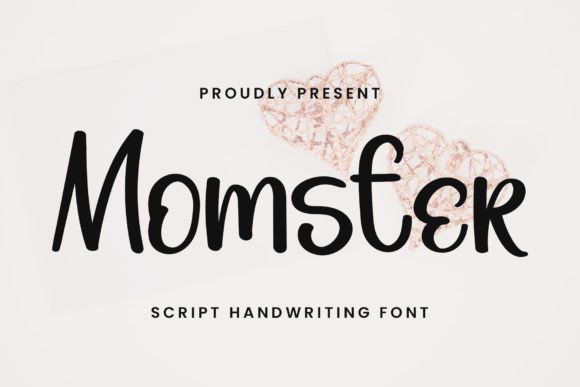 Momster: A Dazzling Script Font for Small Business Branding