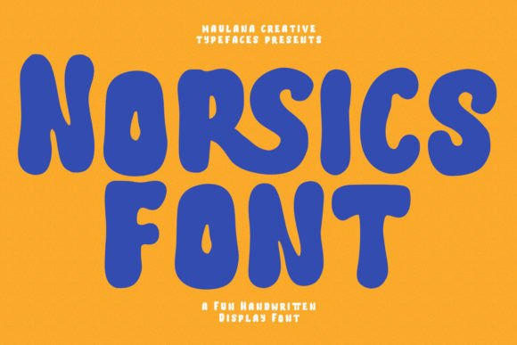 Norsics Font: A Whimsical Display Typeface for Creative Projects