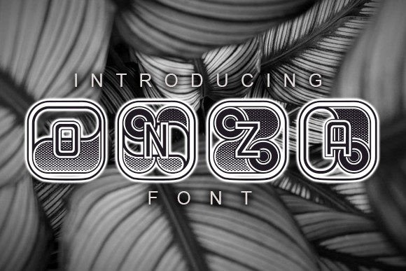 Onza: A Bold Display Font for Editorial Design