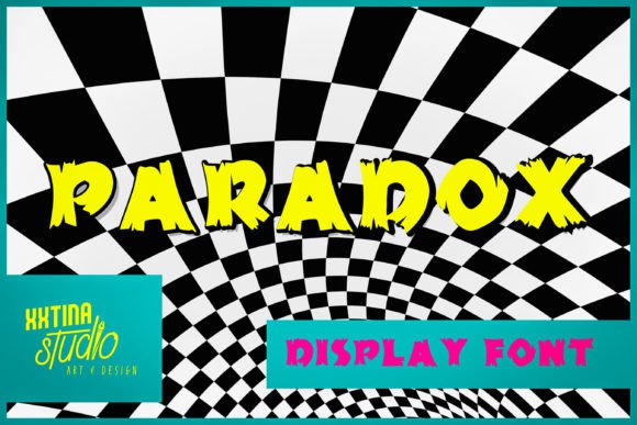 Paradox Font: A Bold Display Typeface for Halloween and Horror Digital Brands