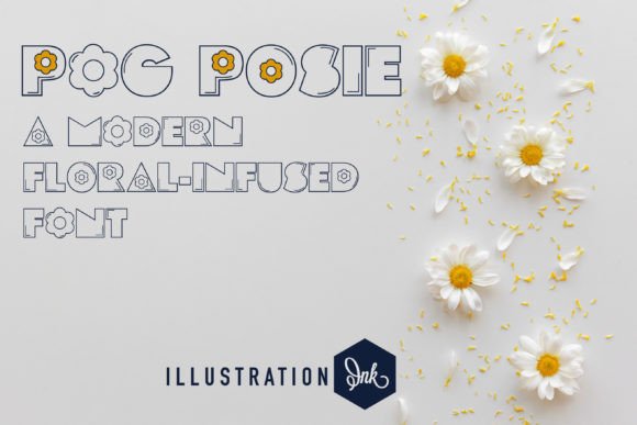 Pog Posie: A Playful Video-Game-Inspired Display Font
