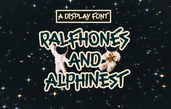 Ralfhones: A Playful Display Font for Children’s Learning Materials