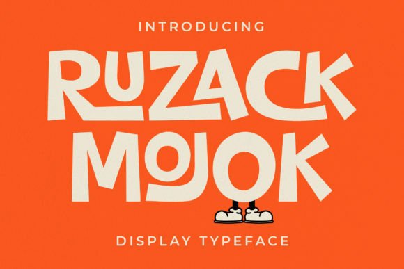 Ruzack Mojok: A Modern and Classic Display Font for Thoughtful Design