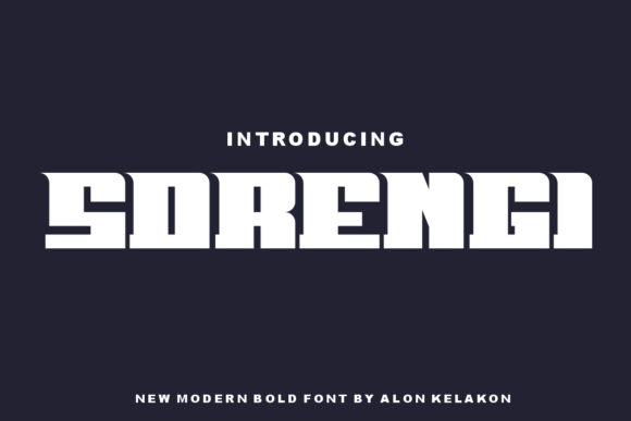 Sorengi Font: A Bold Display Font for Small Business Branding