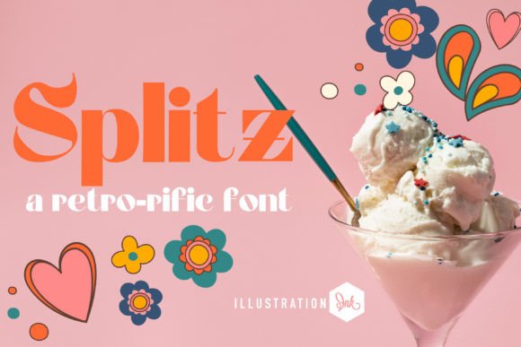 Splitz: A Retro-Style Display Font That Elevates Your Brand