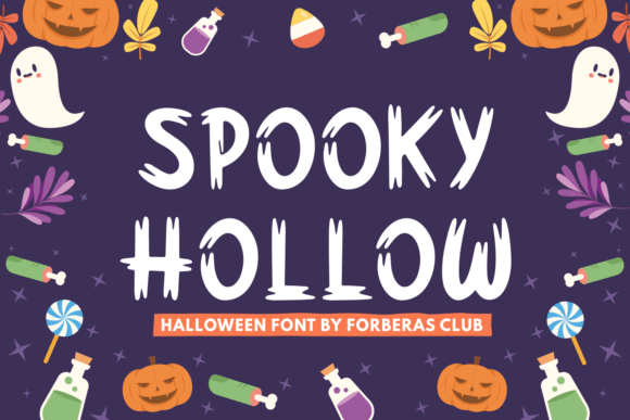 Spooky Hollow: A Fun and Spooky Display Font for Editorial Design