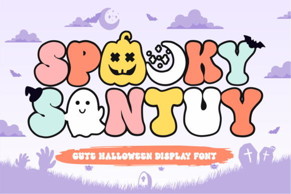 Spooky Santuy Font for Halloween Campaigns
