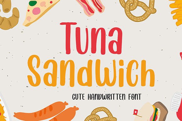 Tuna Sandwich: A Playful Display Font for Editorial Design