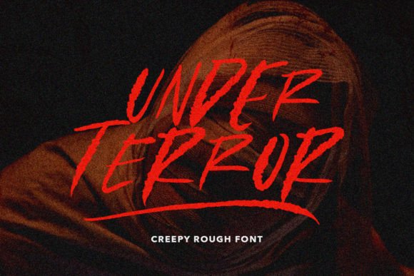 Under Terror Font for Halloween Branding