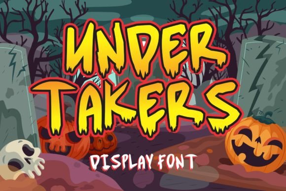 Undertakers: A Spooky Vintage Display Font That Commands Attention