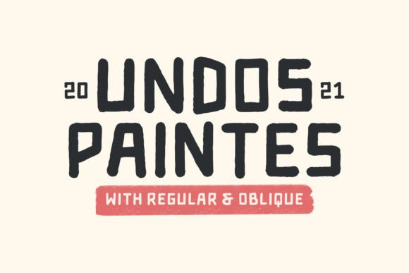 Undos Paintes Display Font for Bold Digital Branding