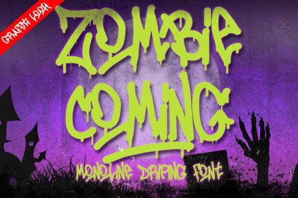 Zombie Coming Display Font for Bold Digital Campaigns